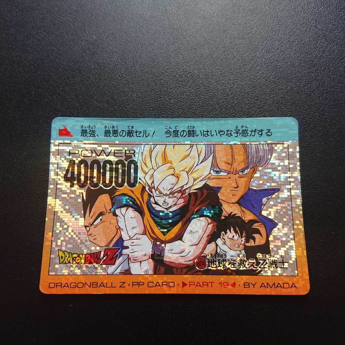 ドラゴンボールZ アマダPPカード No.804 地球を救えZ戦士 デジタルタイプ