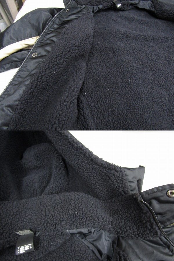 S2957:DESCENTE Descente пальто / чёрный /JP O bench пальто Wind брейкер джемпер жакет с хлопком пальто 