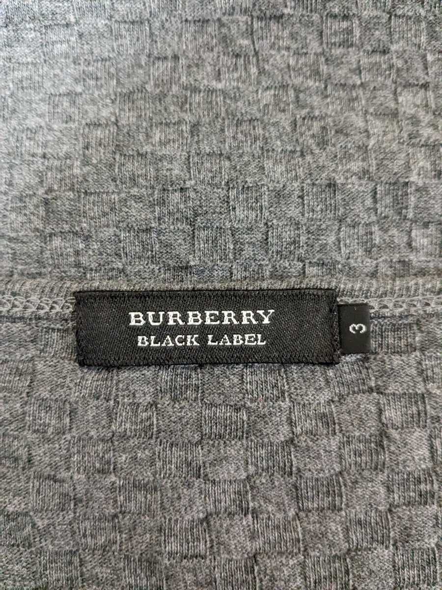 ●送料無料★BURBERRY　BLACK LABEL　バーバリー　ブラックレーベル　Vネック　長袖シャツ　長袖Ｔシャツ　綿100%　メンズ　サイズ3_画像5