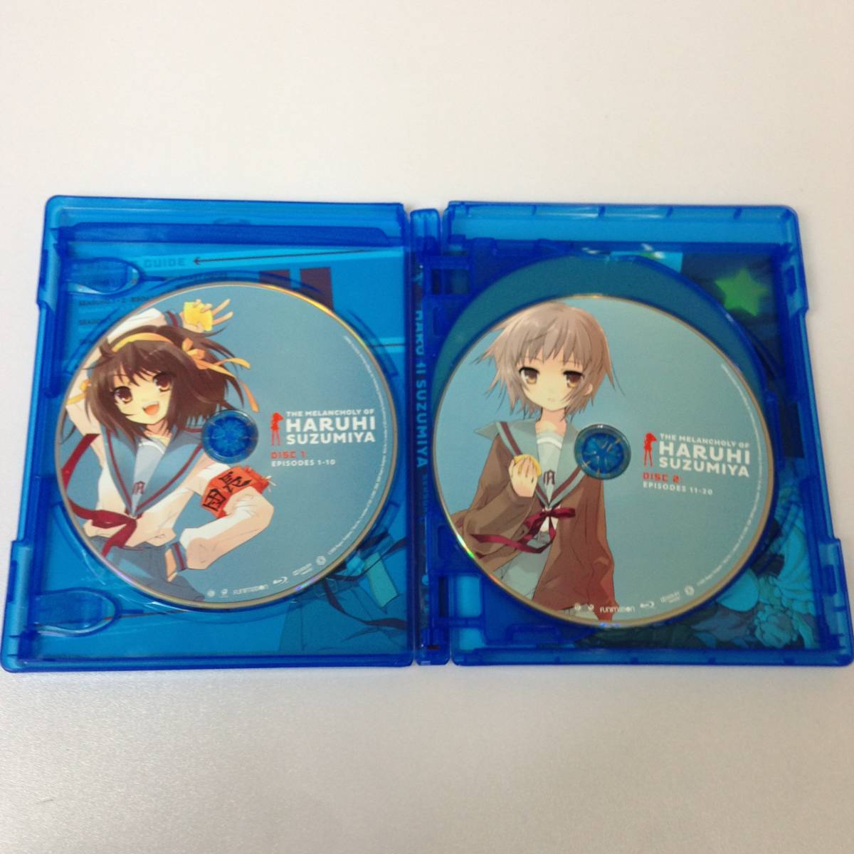THE MELANCHOLY OF HARUHI SUZUMIYA SEASONS1+2 Blu-ray4枚+DVD1枚 全28話 Funimation/ファニメーション 海外版② 菊れRH _画像3