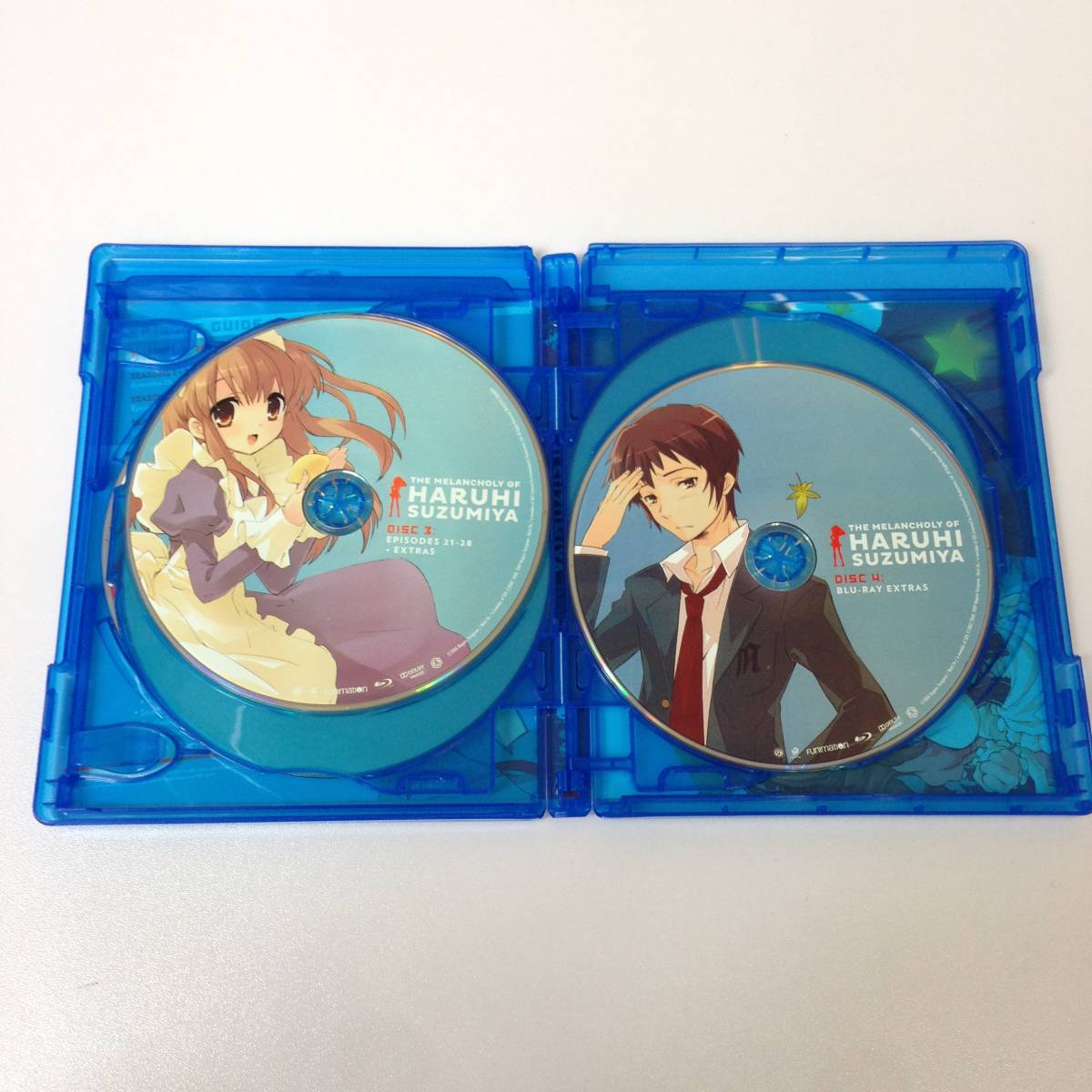 THE MELANCHOLY OF HARUHI SUZUMIYA SEASONS1+2 Blu-ray4枚+DVD1枚 全28話 Funimation/ファニメーション 海外版② 菊れRH _画像5