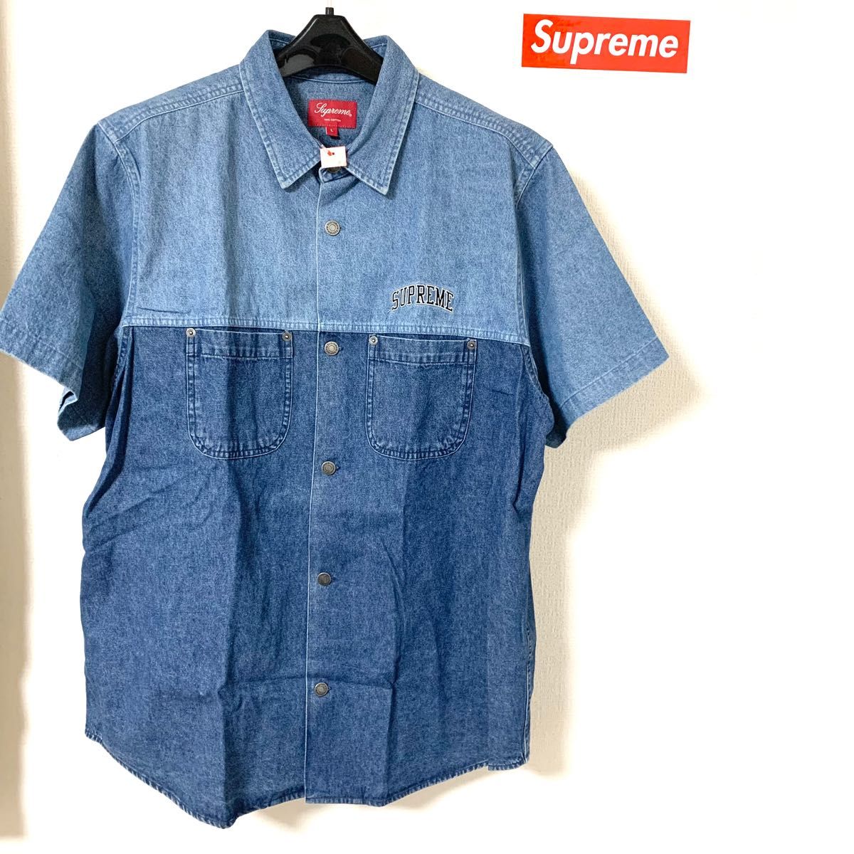supreme 19ss 2-Tone denim shirt M 新品 | www.jarussi.com.br