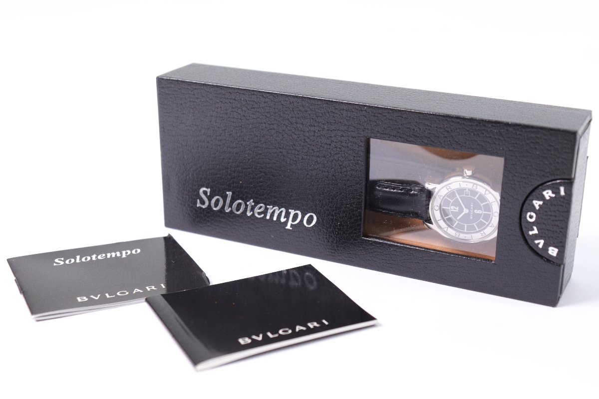 BVLGARI ブルガリ Solotempoソロテンポ レディース腕時計 箱付