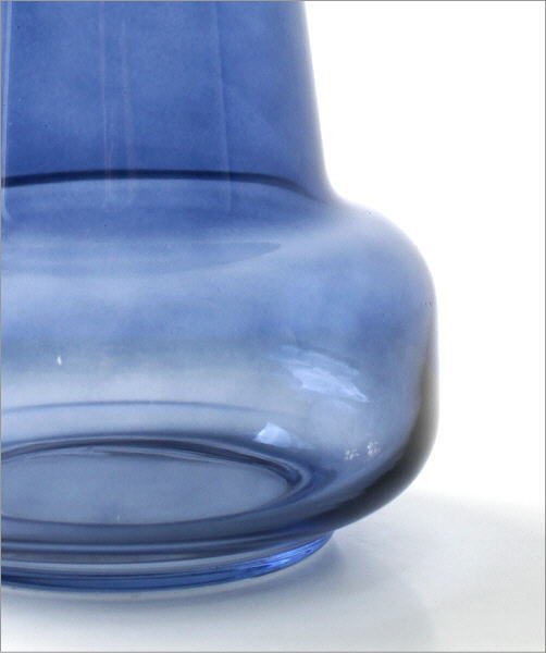 花瓶 フラワーベース おしゃれ ガラス 大きめ 花器 モダン ガラスベース ビッグガラスベース ブルー 送料無料(一部地域除く) aks7651_画像4