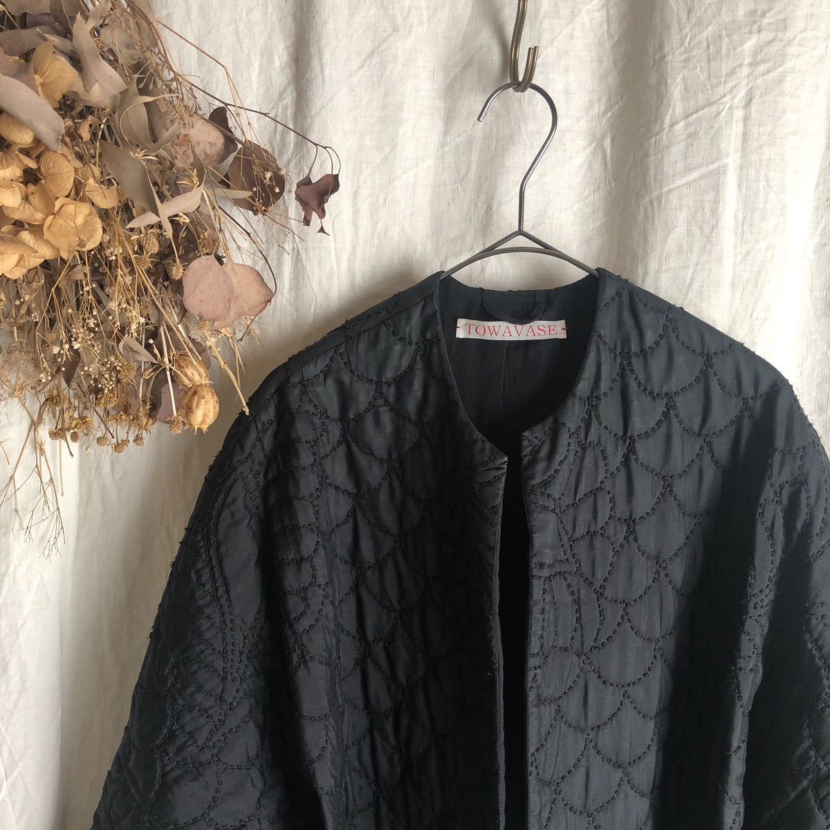 割引発見 towavase quilt シルク キルトローブ robe TOWAVASE ショート