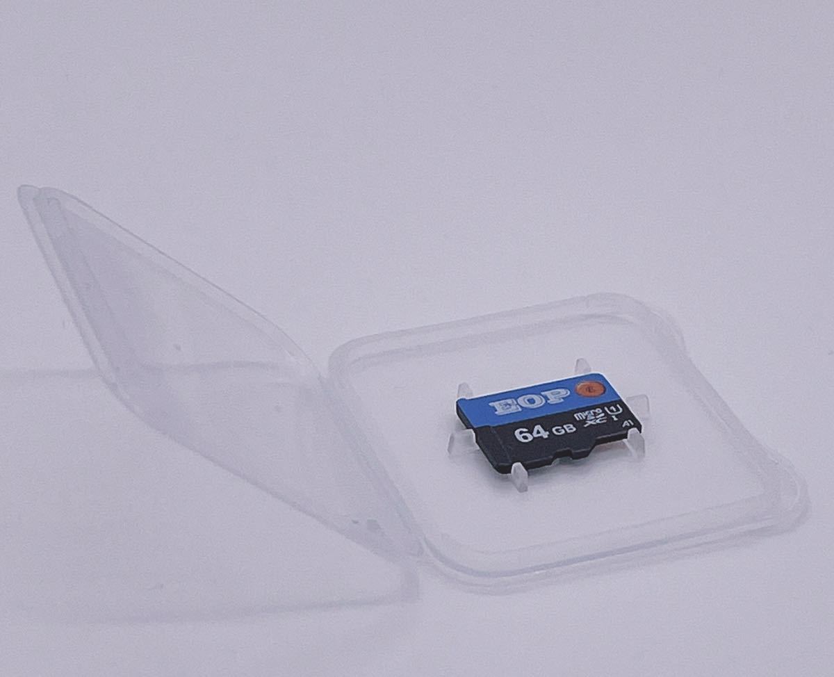 Micro SD カード 64GB Class10 EOP製 MicroSDメモリーカード マイクロSDカード Micro SD プラケース付き(新品バルク品)メール便送料無料_画像3