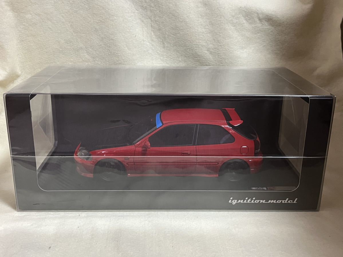 IG2677 ignition model 1/18 Honda CIVIC Type R (EK9) Red イグニッションモデル ホンダ シビック タイプR