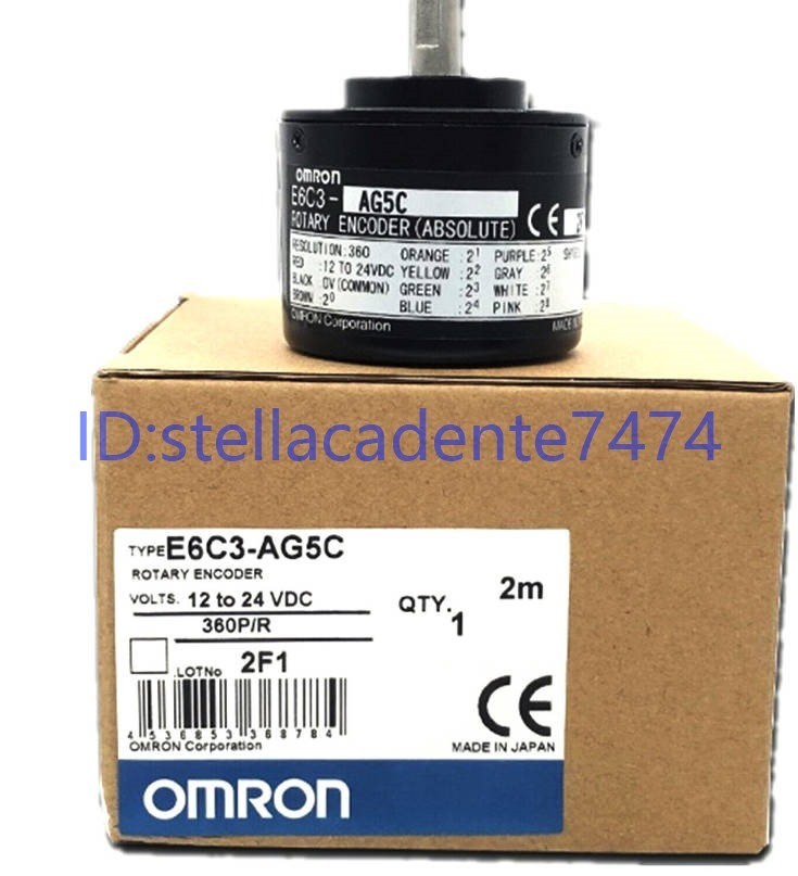 【新品★送料無料】OMRON/オムロン ロータリーエンコーダ E6C3-AG5C 1024P/R 2M★６ヶ月保証