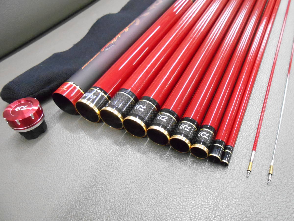 最高の品質 ダイワ精工名竿大鮎竿銀影競技メガトルク大鮎100M 中古のお品 アユ竿