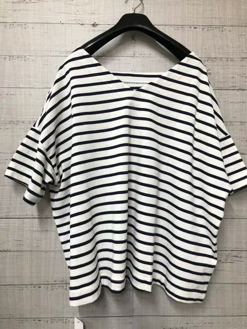 新品☆8L♪マリンボーダー2WAYトップス＆ビックシルエットTシャツ♪☆s633