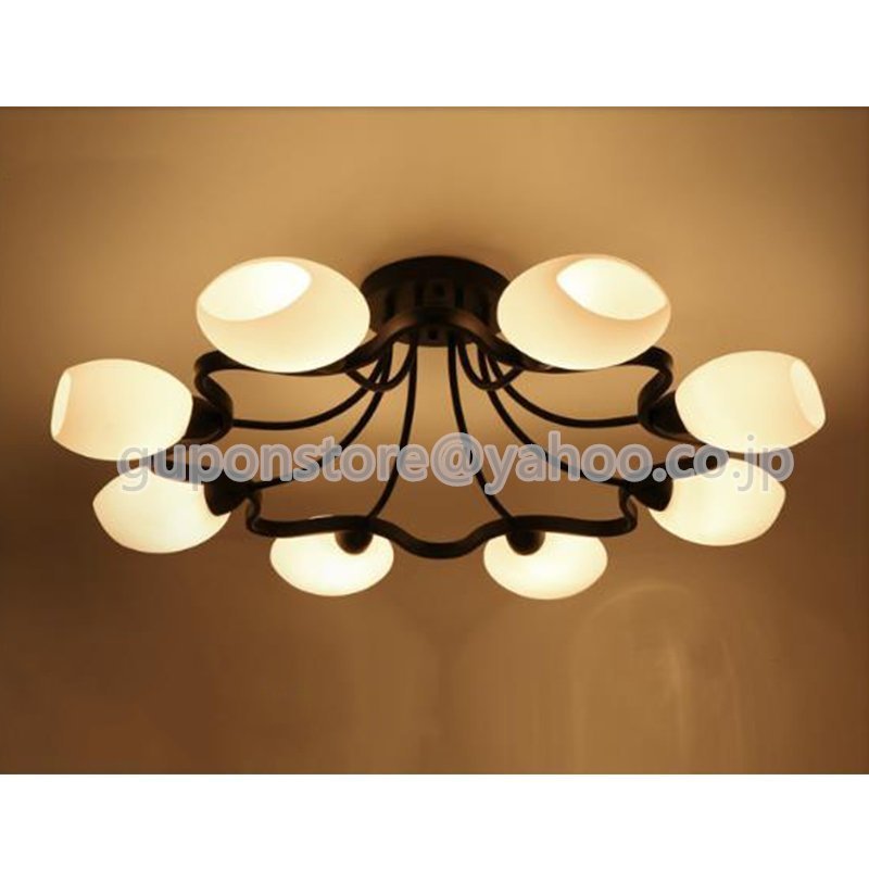  popular recommendation * Northern Europe manner * ultimate beautiful goods Germany Vintage chandelier 8 light Mid-century lamp lighting light ceiling light 