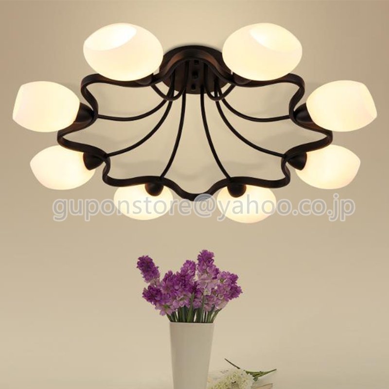 popular recommendation * Northern Europe manner * ultimate beautiful goods Germany Vintage chandelier 8 light Mid-century lamp lighting light ceiling light 