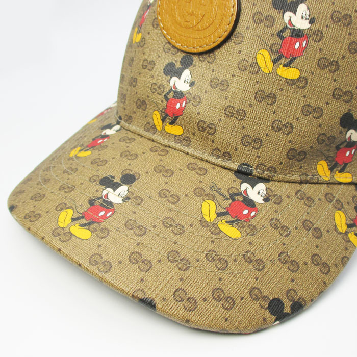 GUCCI グッチ GUCCI×DISNEY 限定コラボ ミッキーベースボールキャップ 野球帽 M/58cm 美品_画像6