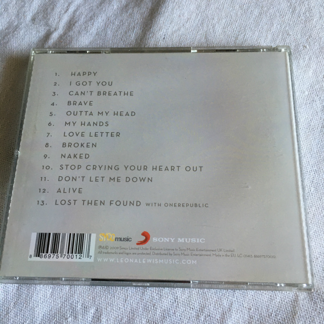LEONA LEWIS「ECHO」 ＊イギリスの人気オーディション番組「X-factor」で見事、栄冠を獲得しデビューしたUK/女性R&Bシンガーの2ndアルバム_画像2