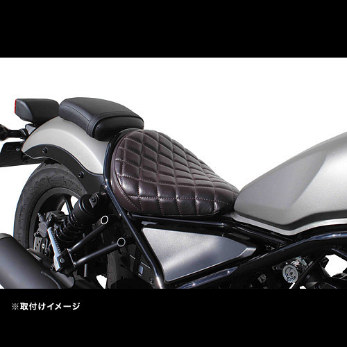 スペシャルパーツ武川 SP武川 レブル250 MC49用 クッションシートカバー ダイヤモンドステッチ 09-11-0224_画像4