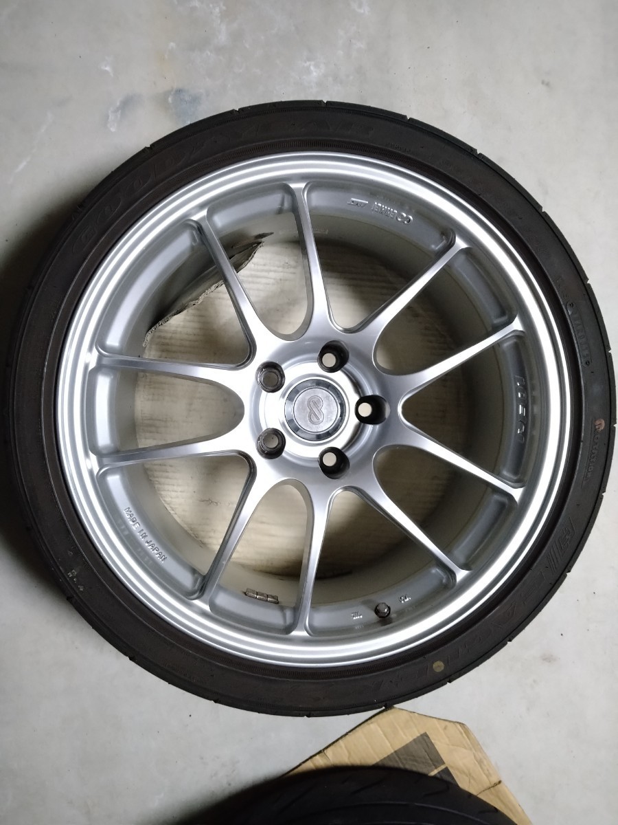 ENKEI PF01 18インチ 9.5J +45 PCD 114.3 5H 4本 sitqurrotaayun