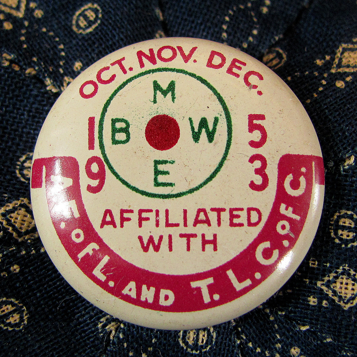 【ピンバッジ】1953年 USA Workers Union Made ビンテージ古着 アンティーク 1_画像4