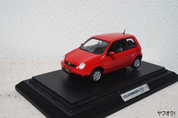 ギフト】 Lupo VW 1/24 非売品 フォルクスワーゲン ルポ 赤 ミニカー