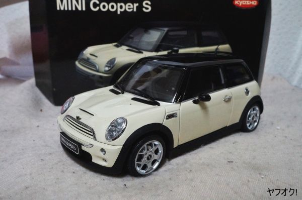 ベストセラー 京商 ミニクーパーＳ 1/18 ミニカー 白 MINI COOPER S