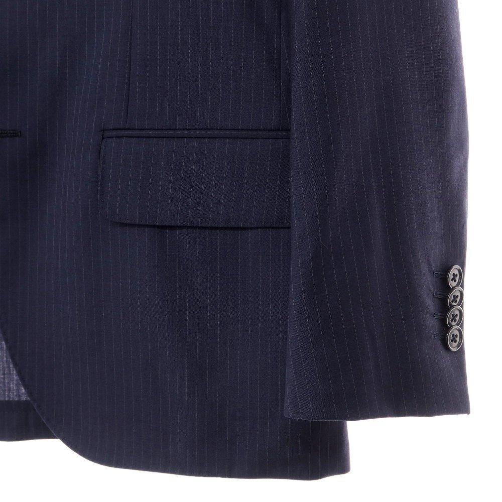 ラルディーニ LARDINI ウール ストライプ 3B セットアップ スーツ