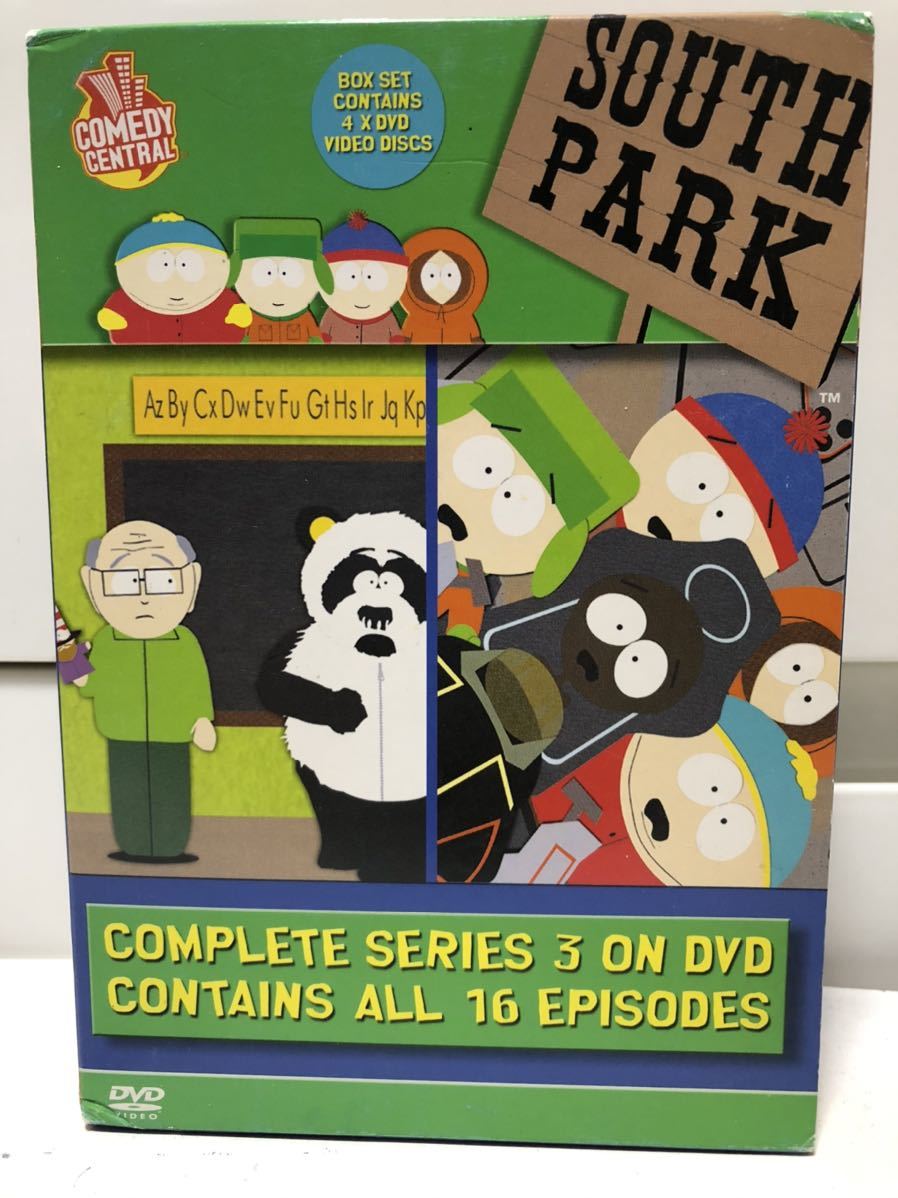 種類豊富な品揃え 貴重！ south park サウスパーク DVD 4枚組 series3