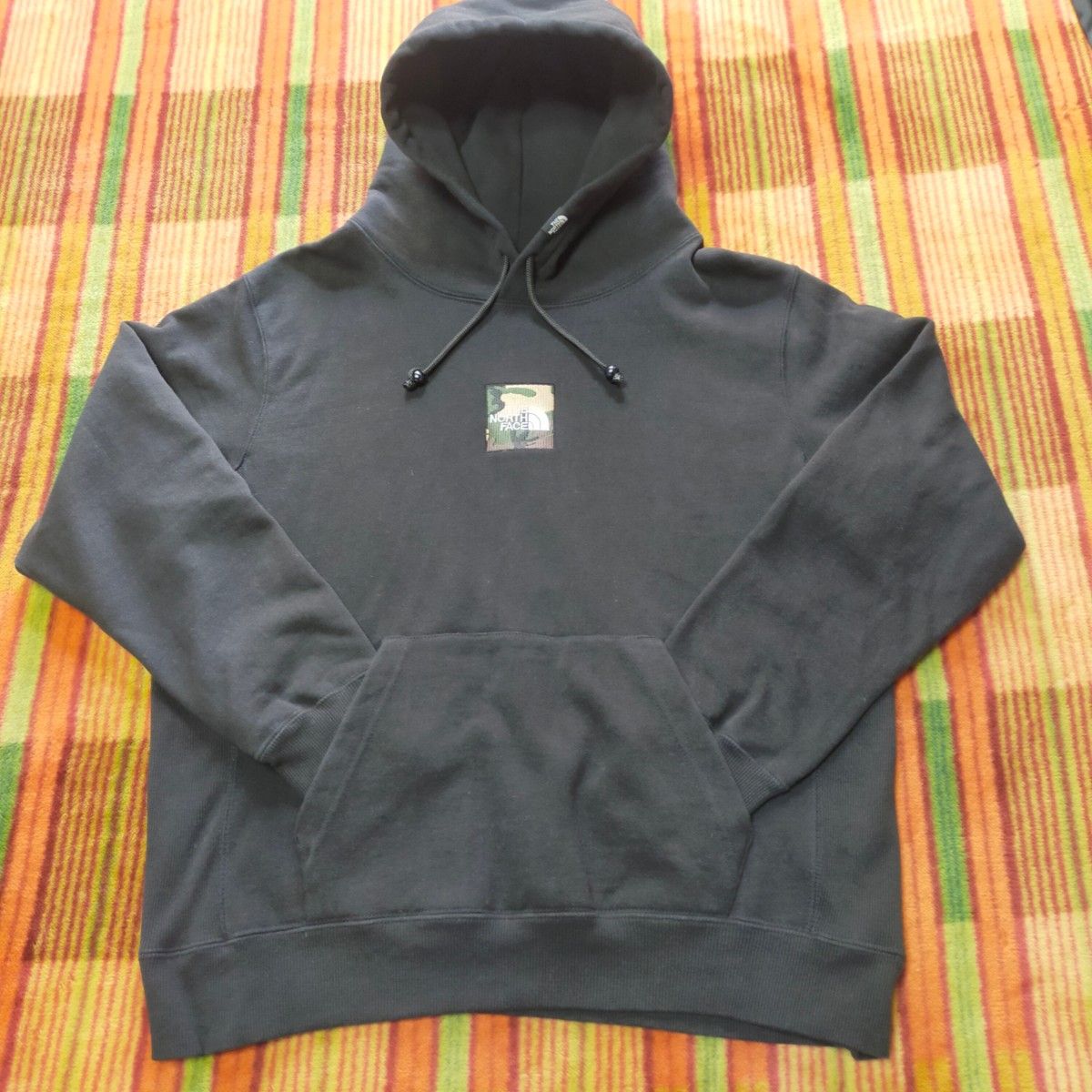 良品】ノースフェイス/パーカー/SQUARE LOGO BIG HOODIE/NT61721R