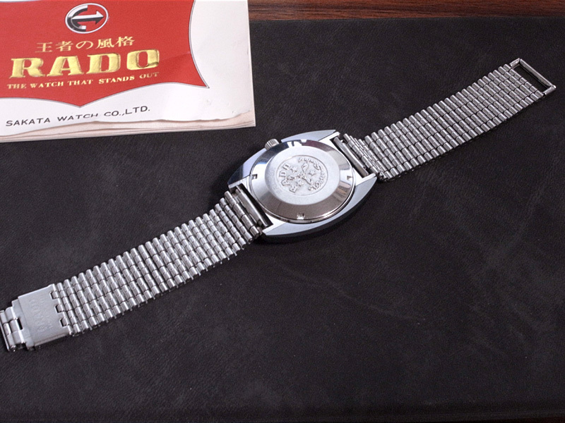 1974年頃 ビンテージ ラドー■バルボア V 希少シェル文字盤■メンズ腕時計 消費税なしの画像6