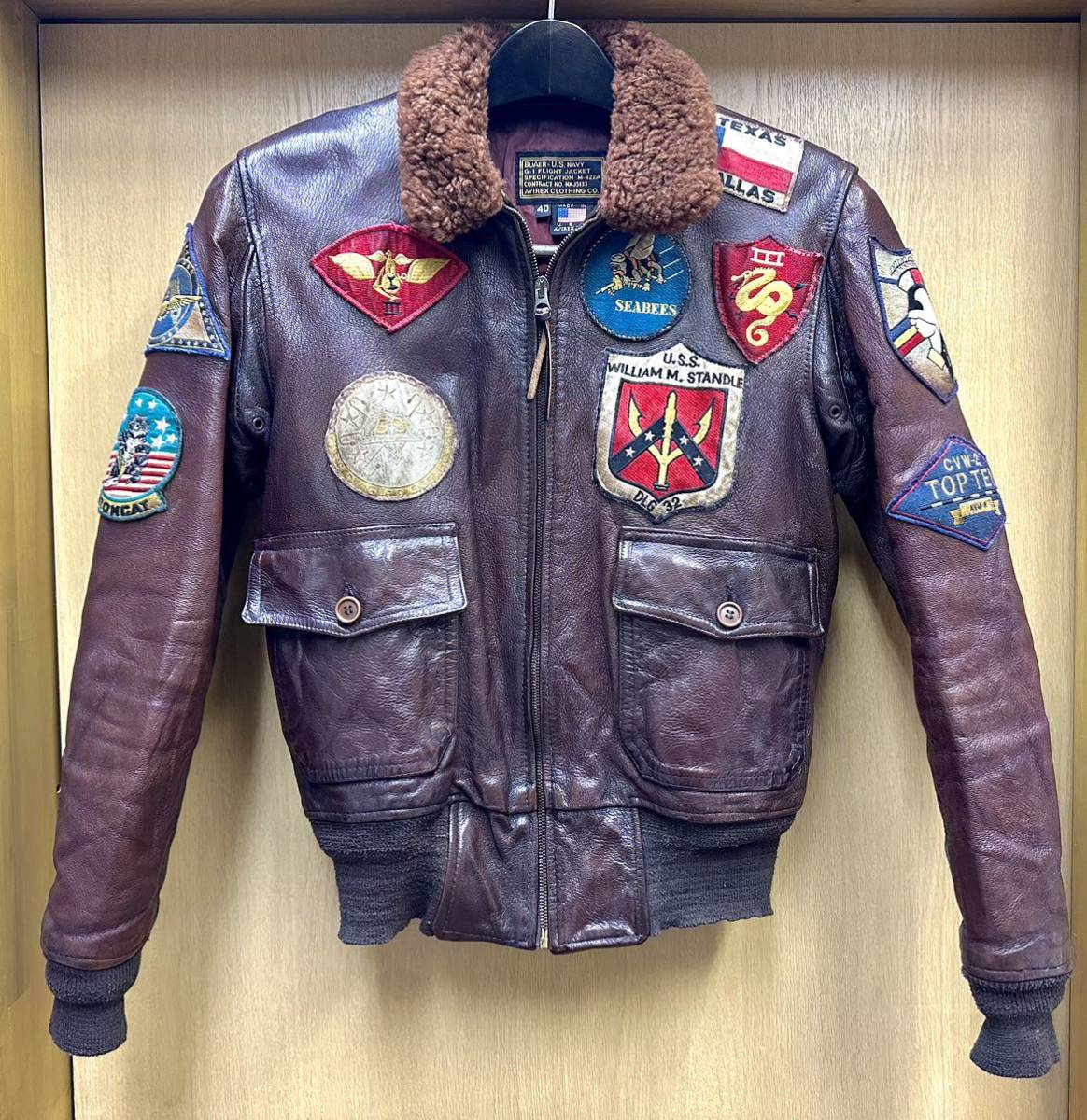 AVIREX U.S.A. G-1 TOPGUN フライトジャケット 40 | www.bauen.com.ar