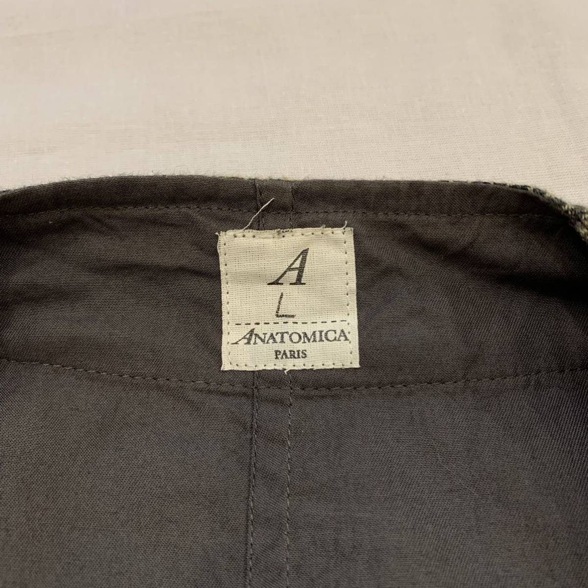 サイズL ANATOMICA SAGAN VEST アナトミカ サガン ベスト LINEN リネン