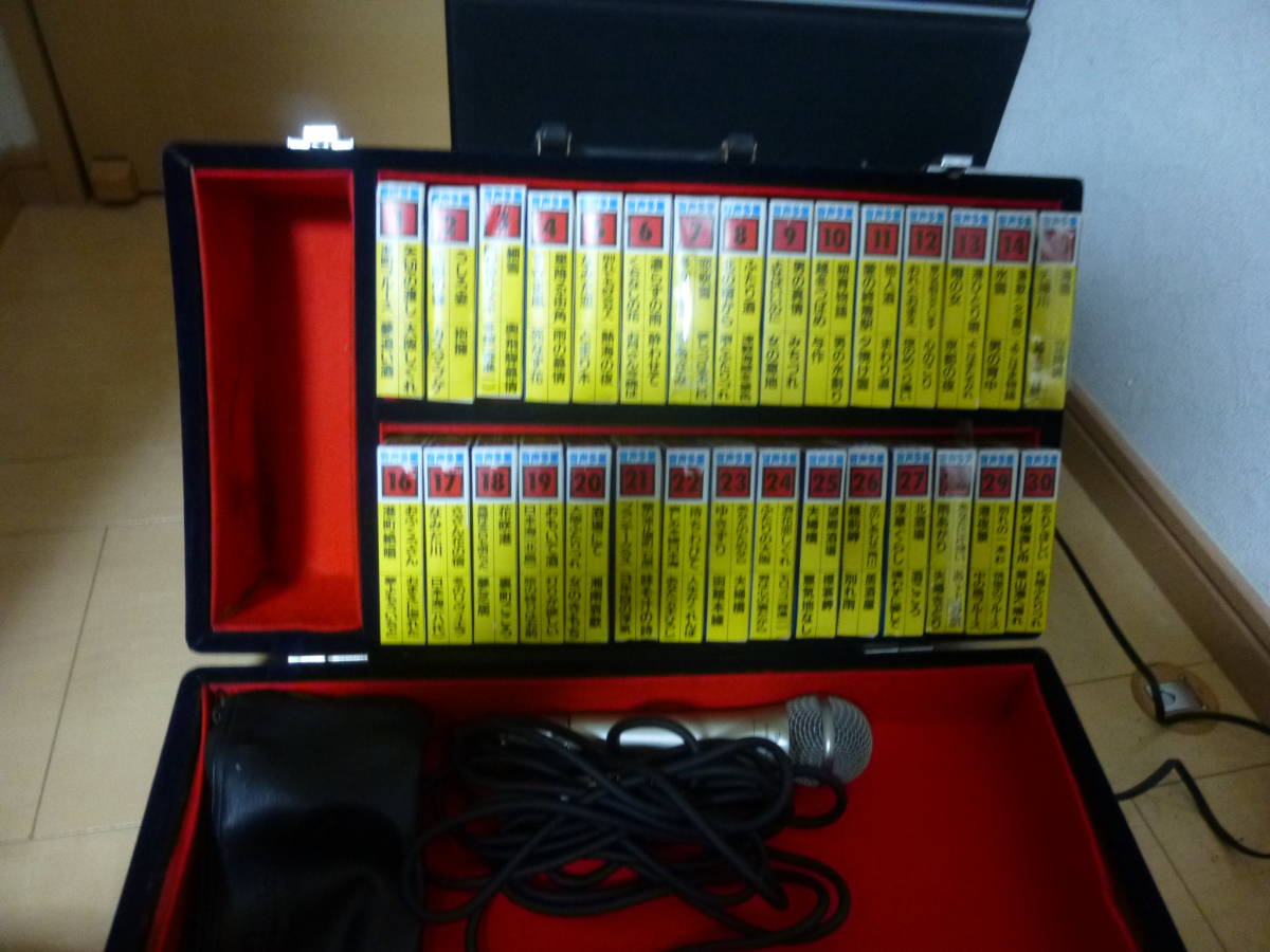 希少レトロ National ナショナル RQ-93 カラオケセット 付属品 8トラ