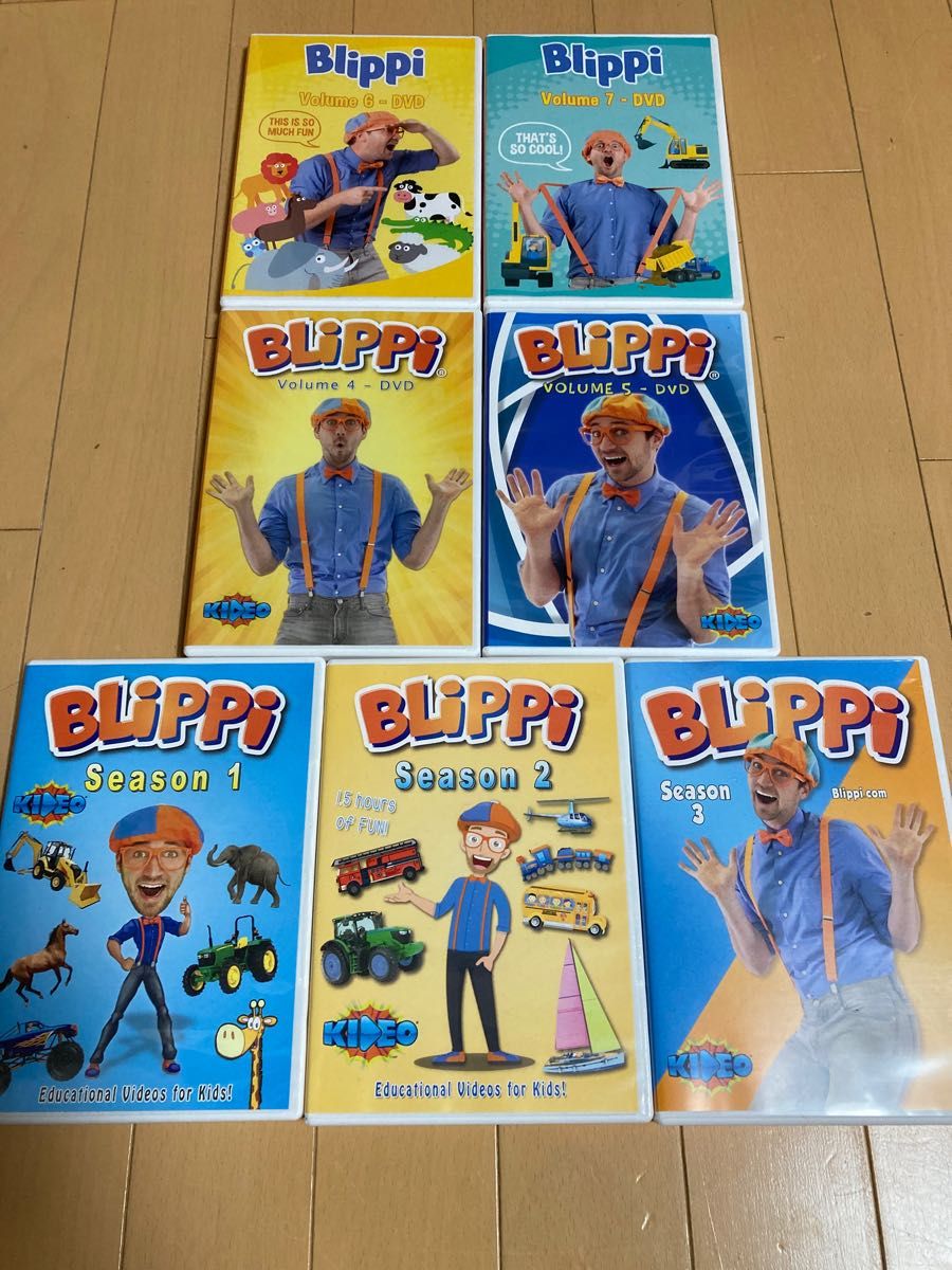 ランキングや新製品 大人気 Blippi DVD 7枚セット ブリッピー