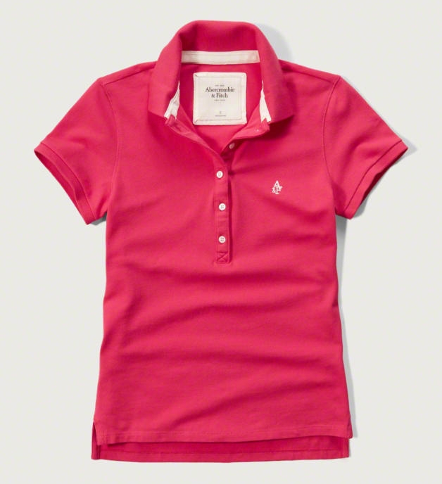  原文:Abercrombie & Fitch 　ICONIC SLIM POLO アバクロ ポロシャツ サイズM