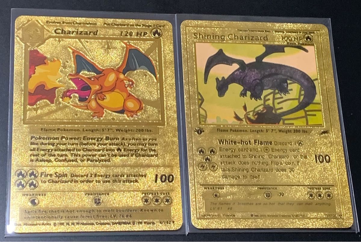 リザードン ポケモンカード 海外版 ゴールドカード 2枚セット リザードン ポケモンカード 海外版 ゴールドカード 2枚セット