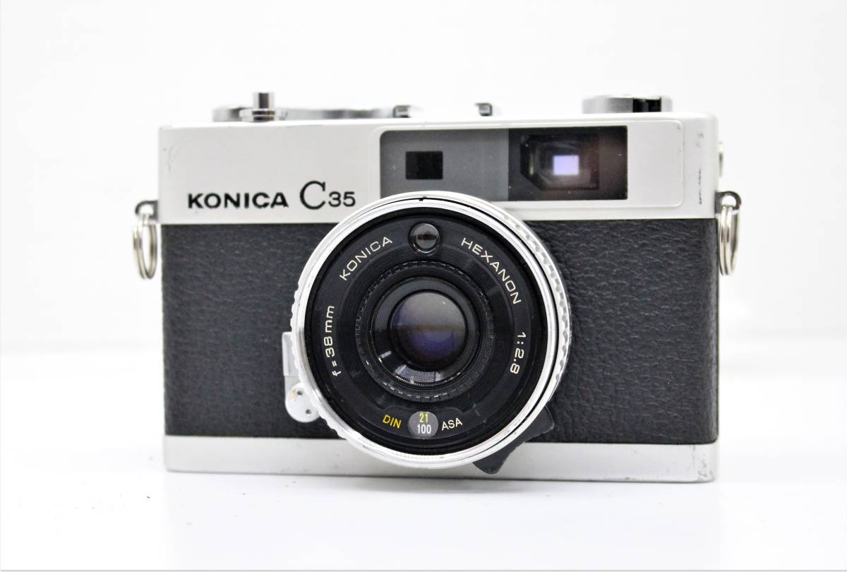 大人気 動作品 KONICA C35 38mmF2.8 コニカC35 EL - フィルムカメラ