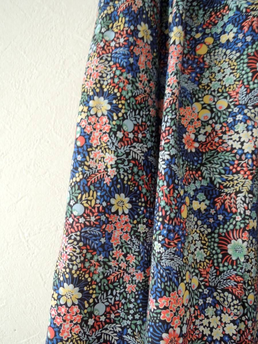  very beautiful goods ADIEU TRISTESSE Adieu Tristesse LIBERTY Liberty Elderberry L da- Berry cotton 100% skirt 