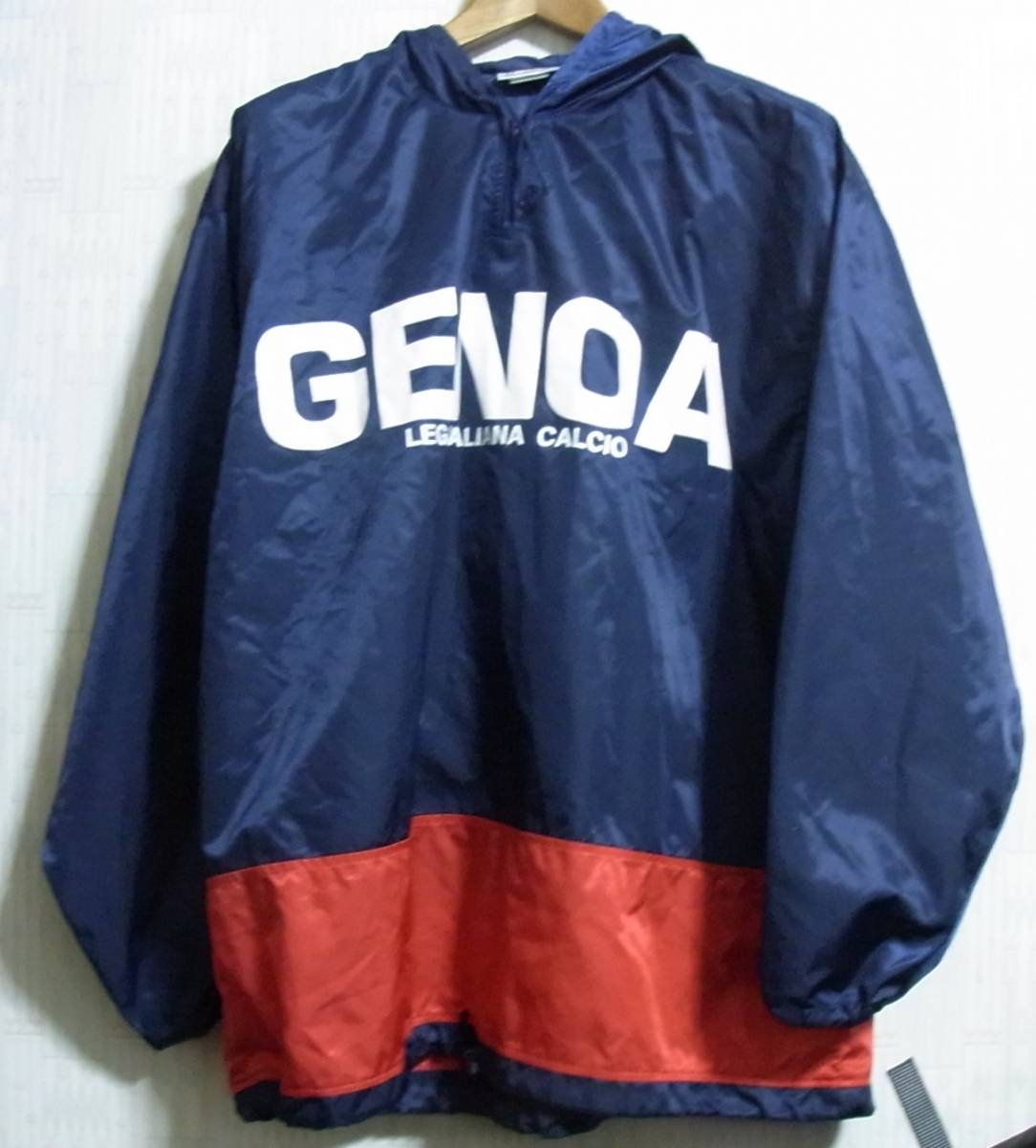最新作売れ筋が満載 セリエA genoa ジェノア ナイロンパーカー キングカズ 三浦和良 90s phenix kappa アノラックジャケット L ウインドブレーカー 未使用 Kappa 4Way ネックウォーマー Fサイズ イタリアンブルー