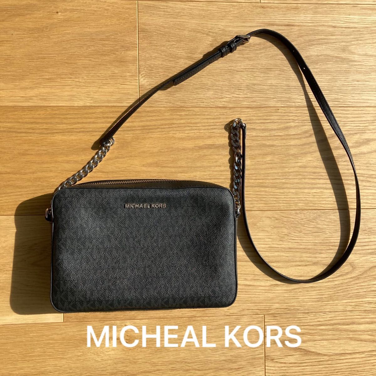 値下 マイケルコース MICHAEL KORS ショルダーバッグ ブラック