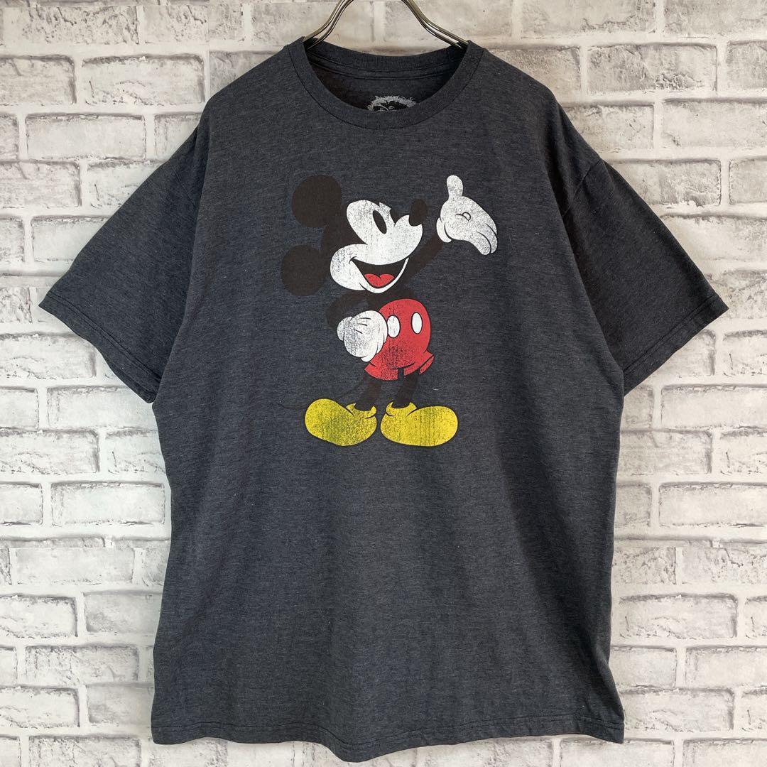 Disney ディズニー ミッキー ビッグプリント Tシャツ 半袖 輸 | JChere