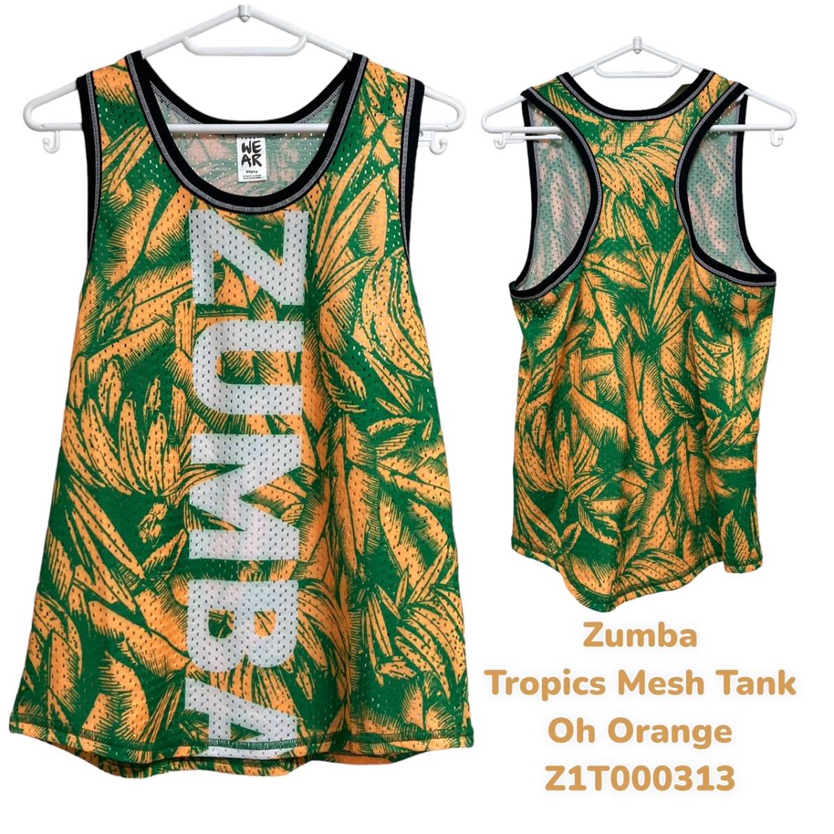 上品な Z1T000313 XS ズンバ ZUMBA トロピクス タンク メッシュ その他 上品な Z1T000313 XS ズンバ ZUMBA トロピクス タンク メッシュ その他