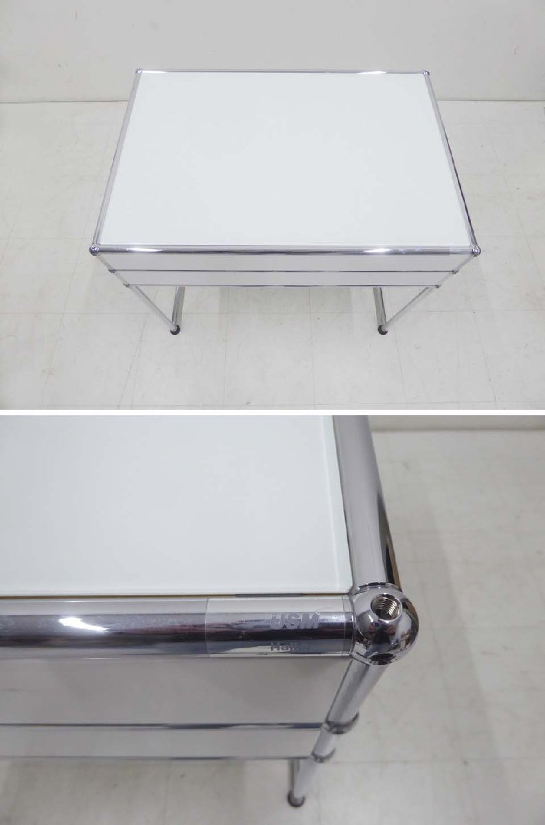 正規品□USM Haller USMハラー□コンソール ガラス天板 デスク