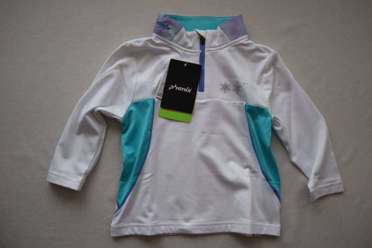  【新品】PHENIX フェニックス 子供用 インナーウェア Stretch Fleece Girl's 1/2 Zip Tee PS8H2LS90 ジュニア90_画像1