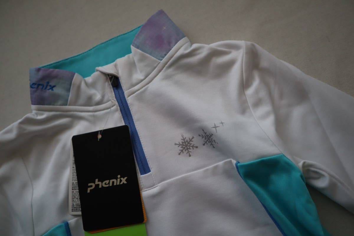  【新品】PHENIX フェニックス 子供用 インナーウェア Stretch Fleece Girl's 1/2 Zip Tee PS8H2LS90 ジュニア90_画像2