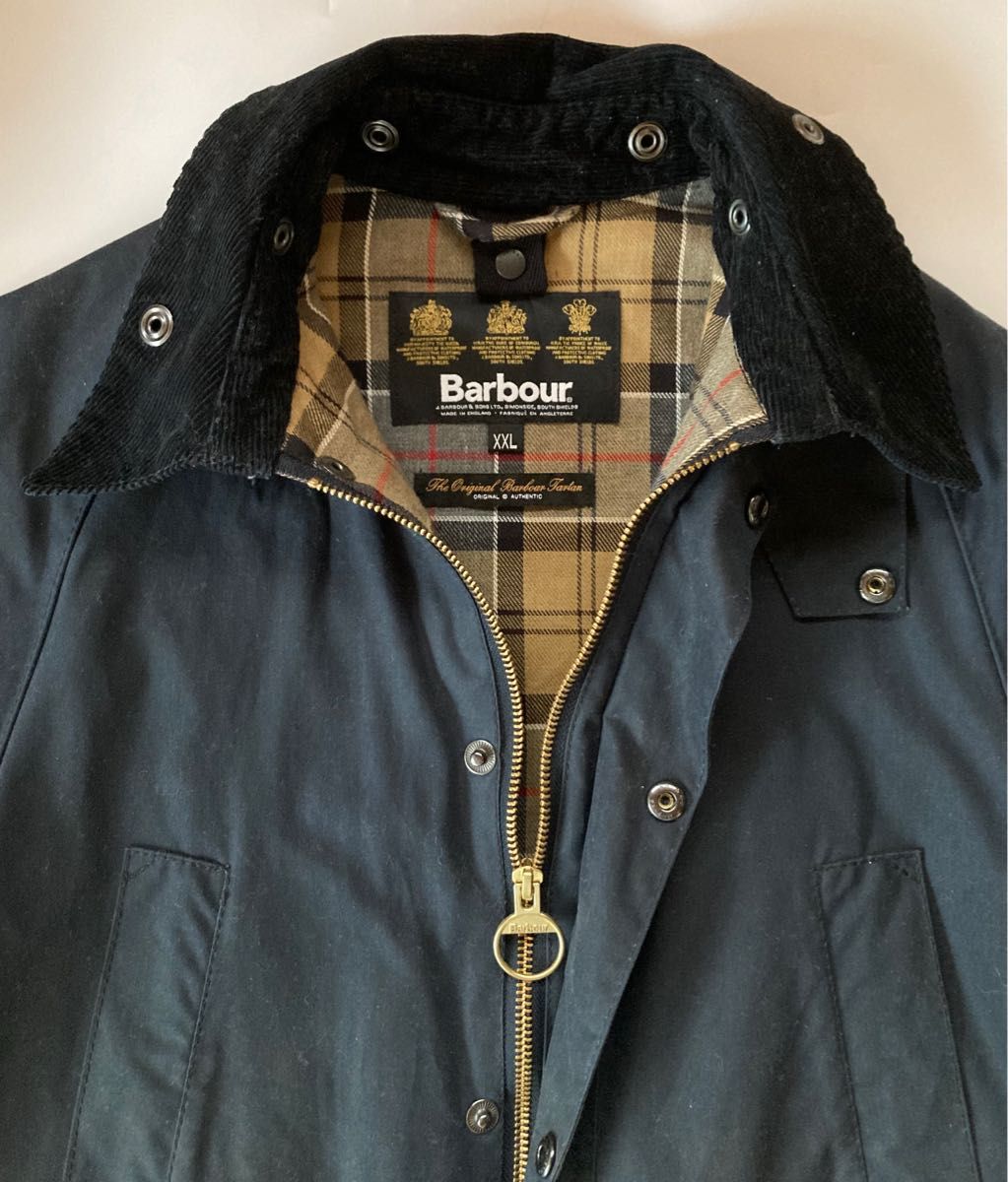 Barbour 英国製 CLASSIC BEDALE キッズ XXLネイビー-