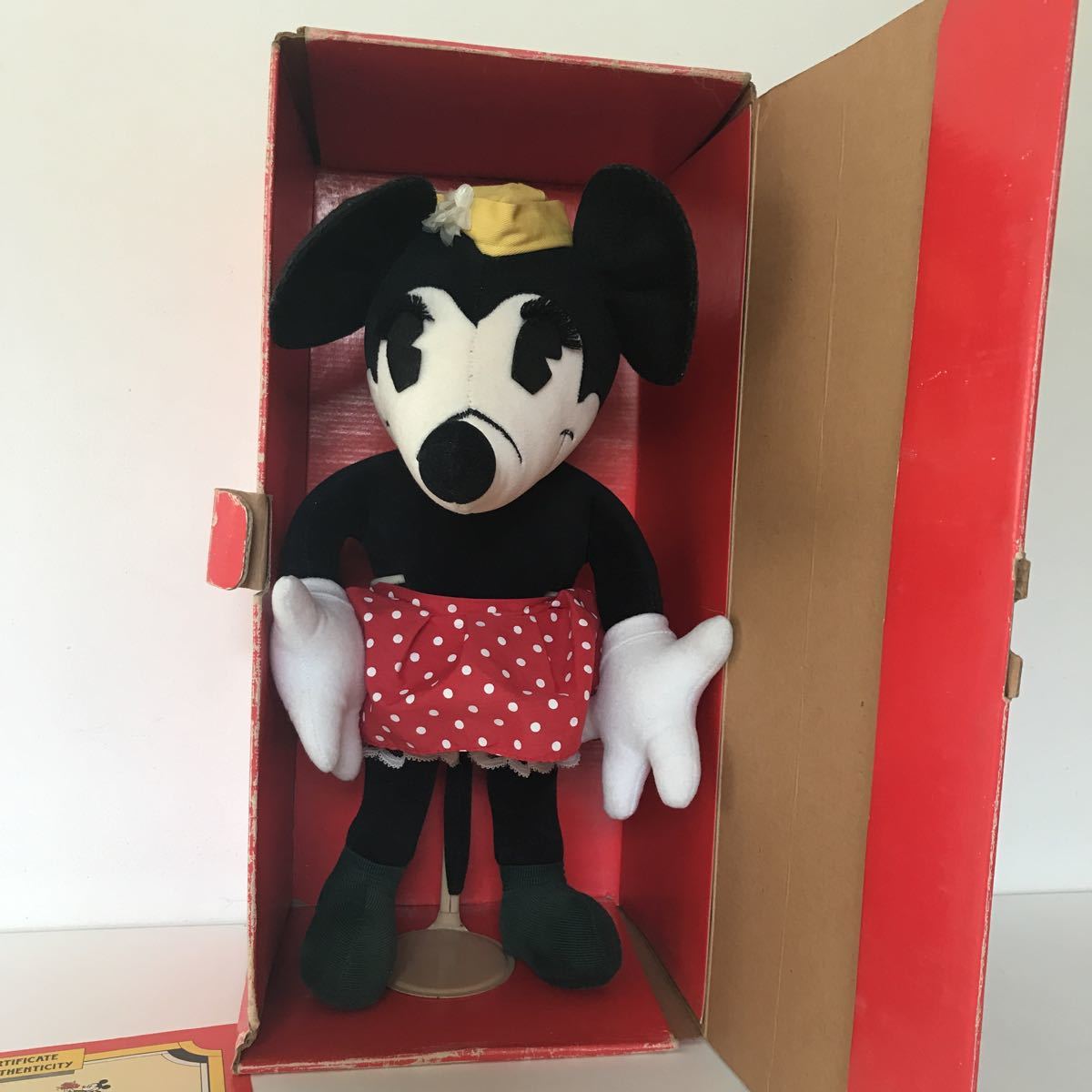  ultra rare America rose ball limitation one ten thousand body 1990 serial number 5509 soft toy Minnie Mouse Disney 90 period retro minnie USA Roth 