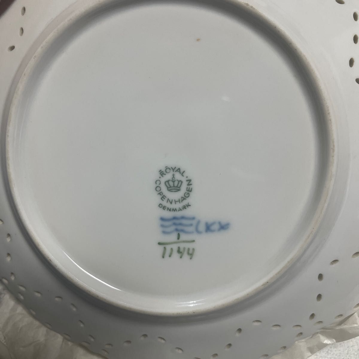 ロイヤルコペンハーゲン 1/1144 17㎝ ダブルレース フルレース 箱付き