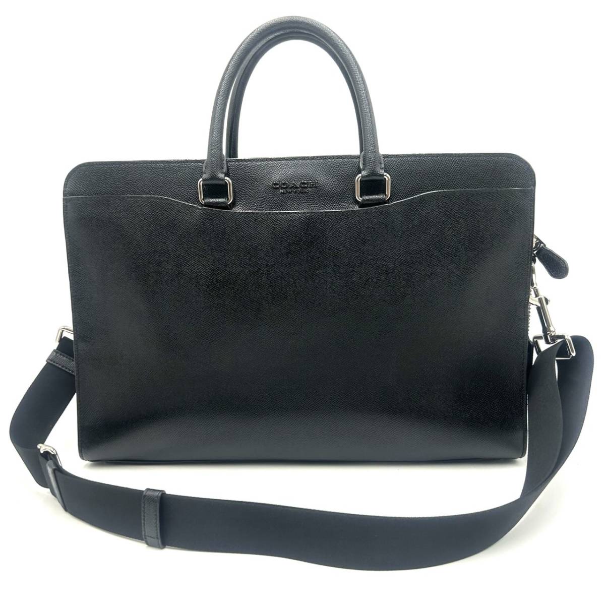 B723 【美品】COACH コーチ ビジネスバッグ レザー F72988 ブリーフ
