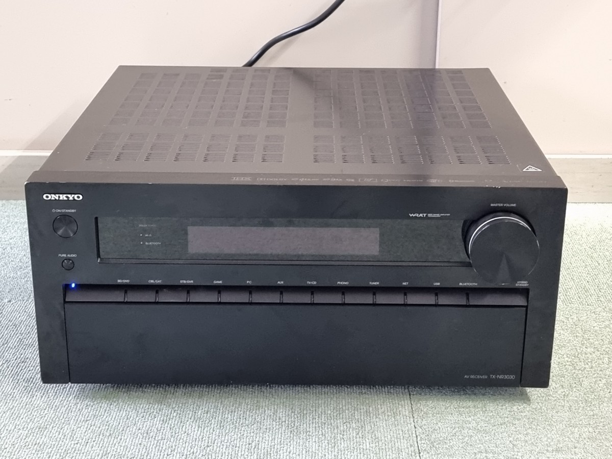 ONKYO オンキョー TX-NR3030 AVレシーバー リモコン、測定用マイク等