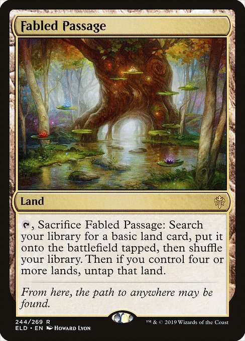 MTG ■土地/英語版■ 《寓話の小道/Fabled Passage》★FOIL★エルドレインの王権 ELD_画像1