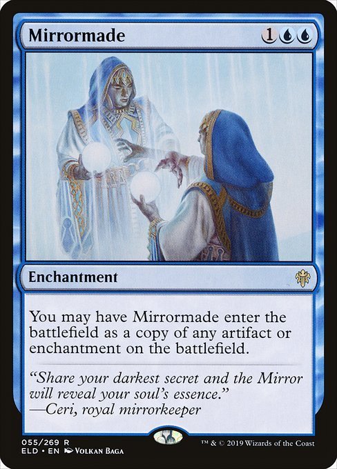 MTG ■青/英語版■ 《鏡細工/Mirrormade》★FOIL★エルドレインの王権 ELD_画像1