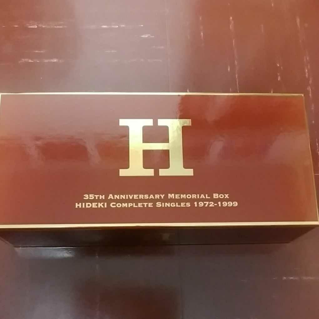西城秀樹 35TH ANNIVERSARY MEMORIAL BOX HIDEKI COMPLETE SINGLES 